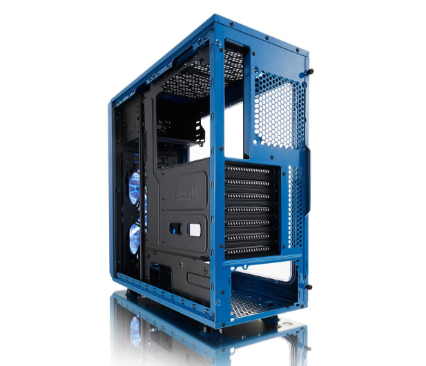 FRACTAL DESIGN Focus G Blue Window 3.5'HDD/2.5'SDD uATX/ATX/ITX FD-CA-FOCUS-BU-W - 387613 - zdjęcie 2